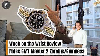 Week on the Wrist 🔥 Rolex GMT Master II 126713GRNR Zombie Guinness 🧟‍♂️🍺👑