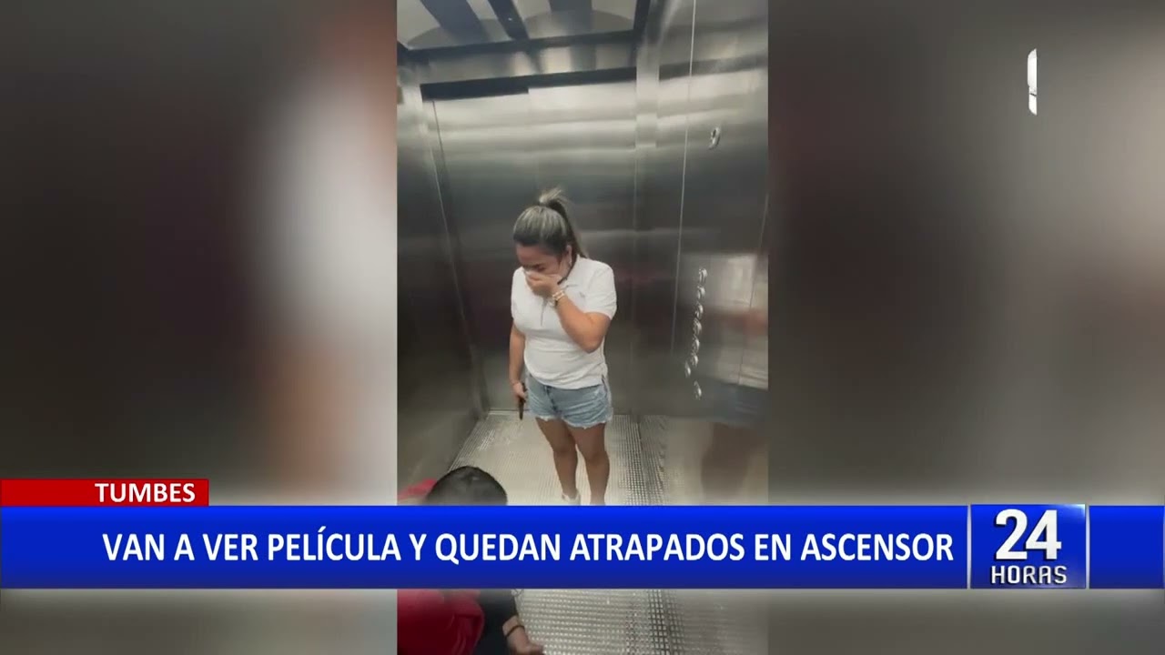 Vivieron momento de terror en Tumbes: Personas quedaron atrapadas por media hora en ascensor
