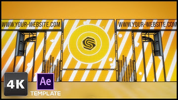 4K LED Video Wall /After Effects Template