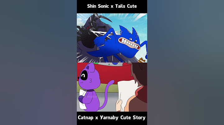 SHIN SONIC x TAILS SO BABY Cute story?! (The Sonic Tapes Animation)