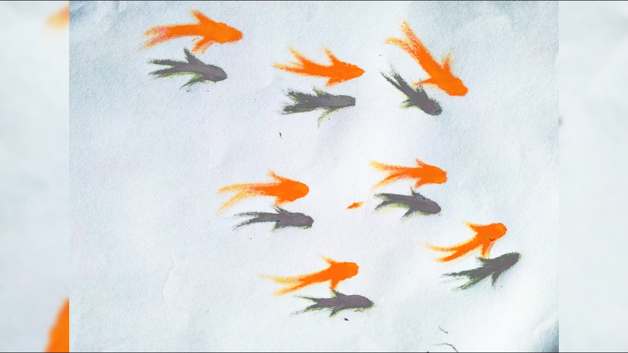 🎨 Easy Fish Drawing with Mom Colors 🐟 | Beautiful Fish Art for ...