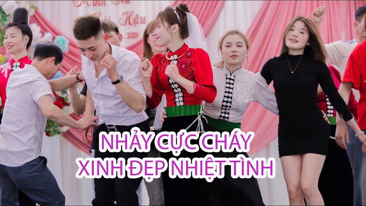 NHẢY CỰC BỐC MỪNG LỄ THÀNH HÔN CR: MINH SƠN & CD: HẢI HẬU -BẢN CHẬU CỌ - P.CHIỀNG CƠI - SƠN LA