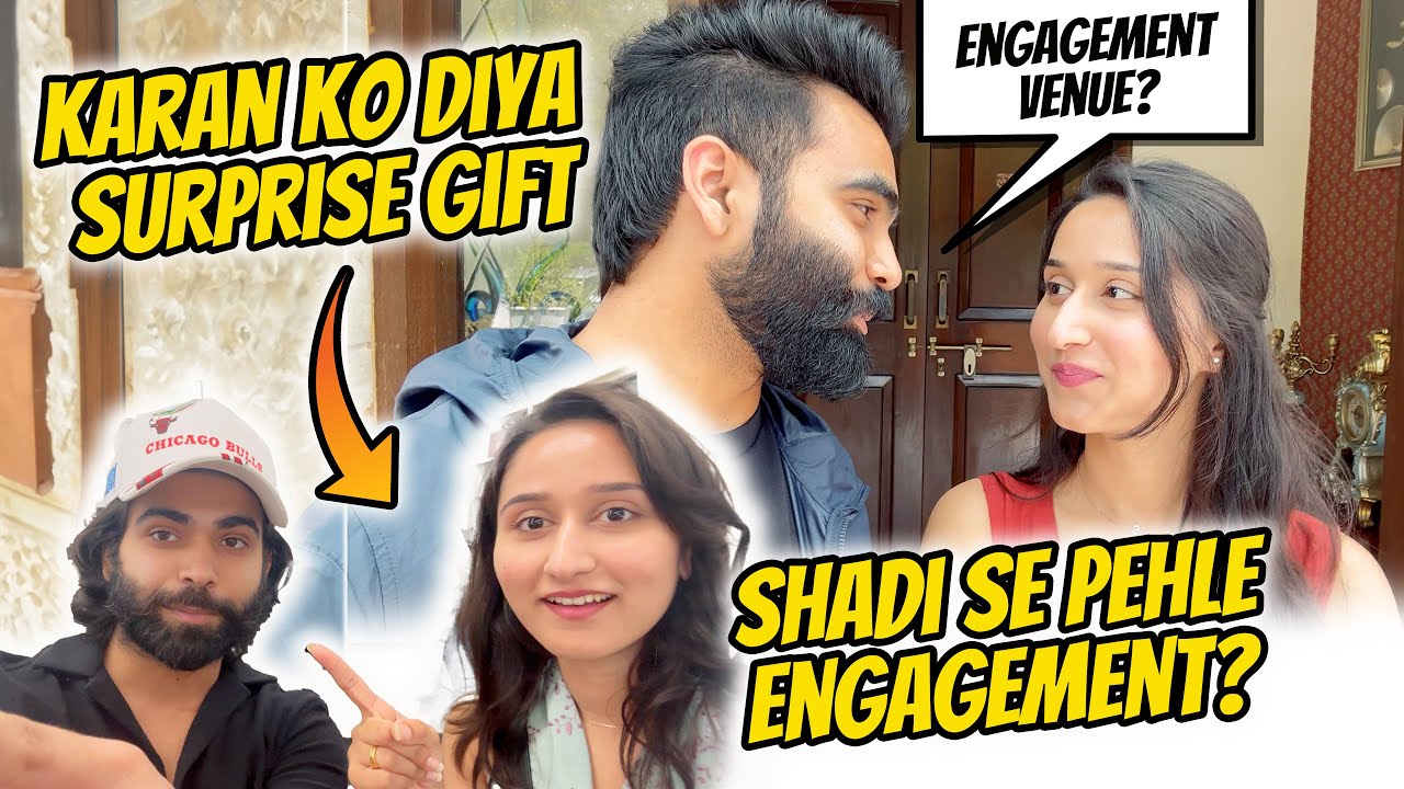 Engagement Venue ?😍|| Karan ko dia Surprise ❤️|| 