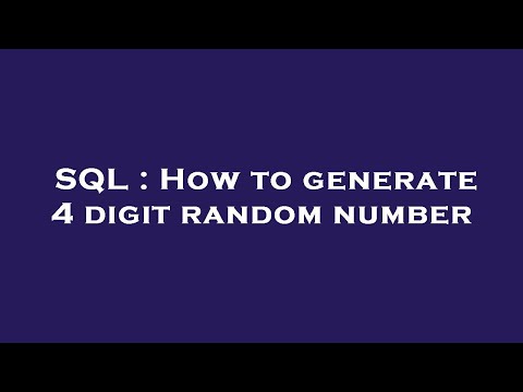 SQL : How