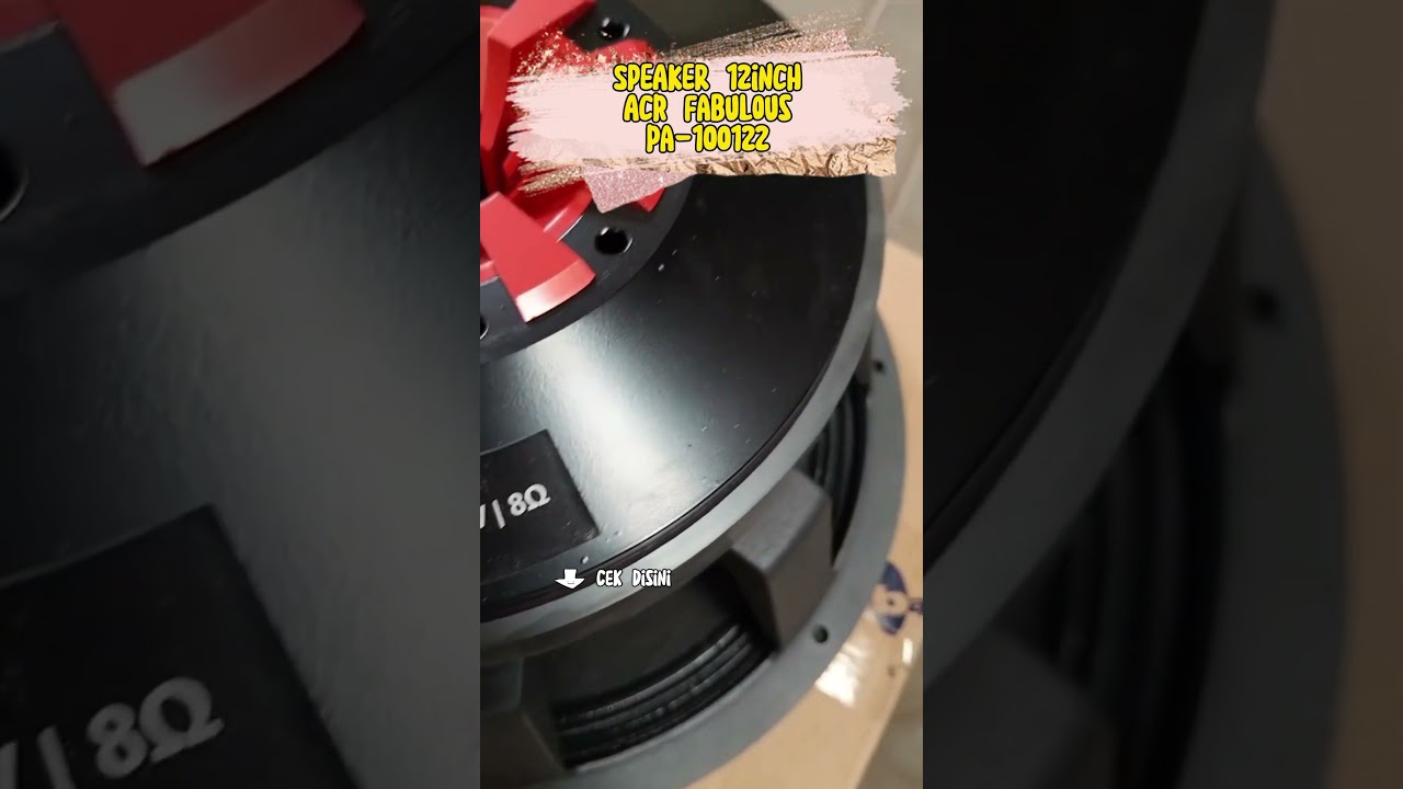 SPEAKER 12INCH ACR FABULOUS PA100122, LINK PRODUK CEK DESKRIPSI 