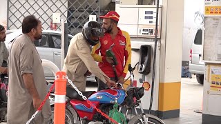 Peshawar motorcyclists slowed down by rising fuel cost