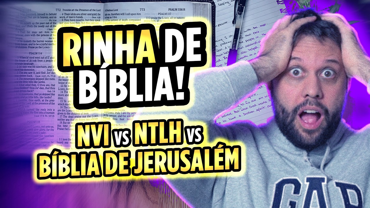 MELHOR TRADUÇÃO? Qual traduz melhor Mateus 5:17??? NVI vs NTLH vs Bíblia de Jerusalém