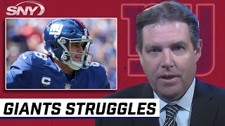 Where will the Giants first win come from after blown chance vs Falcons? | New York Giants | SNY