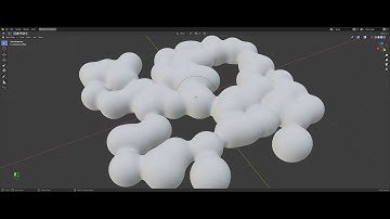 Blender geometry nodes. Instancing metaballs.