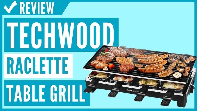 Raclette Table Grill, Techwood Electric Indoor Grill Korean BBQ