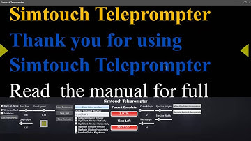 Teleprompter Software