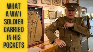 What did a WW1 soldier carry in his pockets?