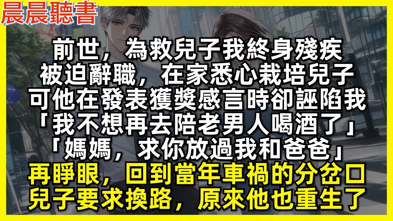 前世，為救兒子我終身殘疾被迫辭職，在家悉心栽培兒子，可他在發表獲獎感言時卻誣陷我「我不想再去陪老男人喝酒了。媽媽，求你放過我和爸爸」再睜眼，回到當年車禍的分岔口，兒子要求換路，原來他也重生了