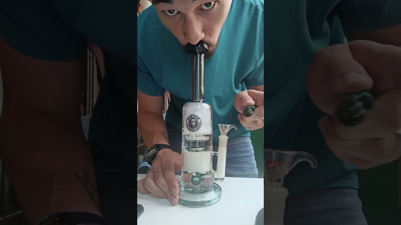 First Rip of My New Glass Piece 