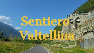 Biking the Sentiero Valtellina in Full HD - Beautiful Mountains in Northern Italy