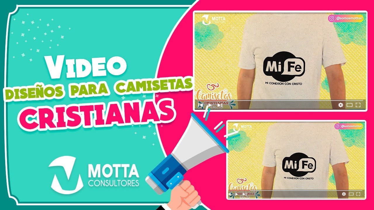 DISEÑOS PARA CAMISETAS CRISTIANAS LOGOS DE MARCAS VIDEO PROMOCIONAL - YouTube