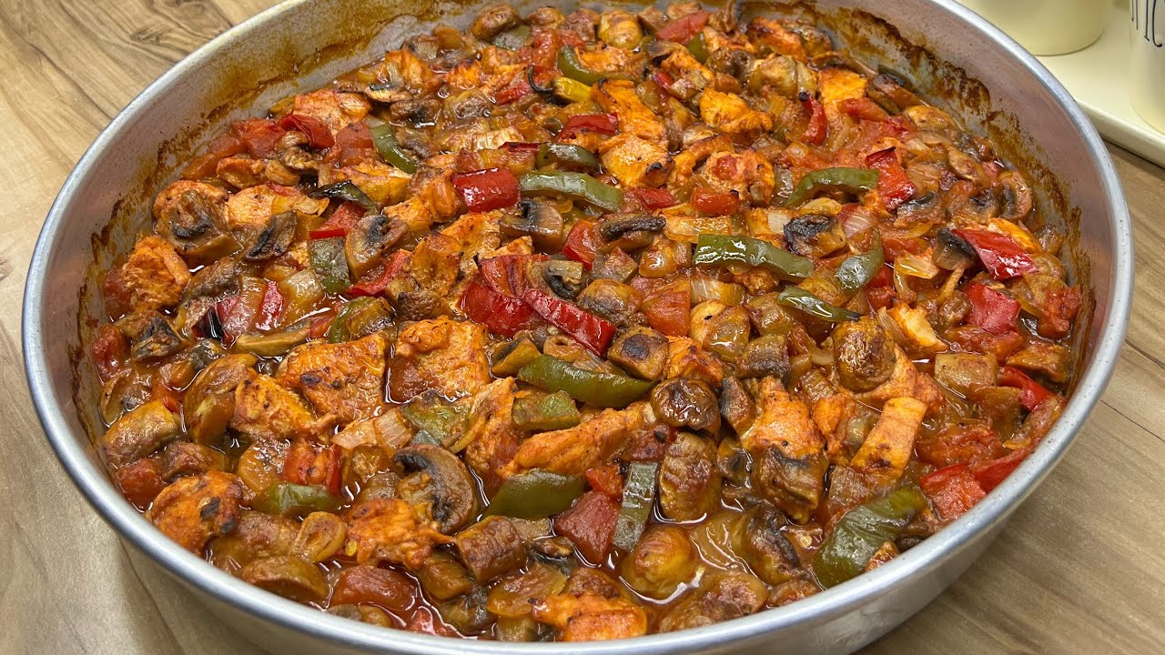 أطيب غداء سهل و سريع و بقطعة صدر دجاج بس نعمل ألذ تبسي