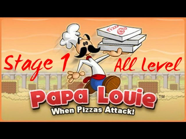 Floor 1 - Levels 1, 2 and 3, Papa Louie When Pizzas Attack, Episode 1