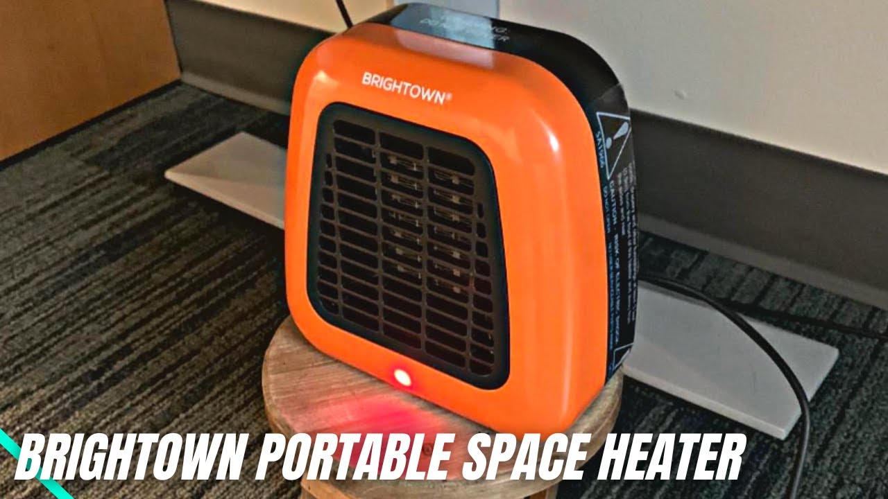 Brightown Small Space Heater for Indoor Use - 400W  