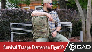 Backpack Survival/Escape Tasmanian Tiger® Backpack for cases of emergency! Evacuation luggage! RIGAD