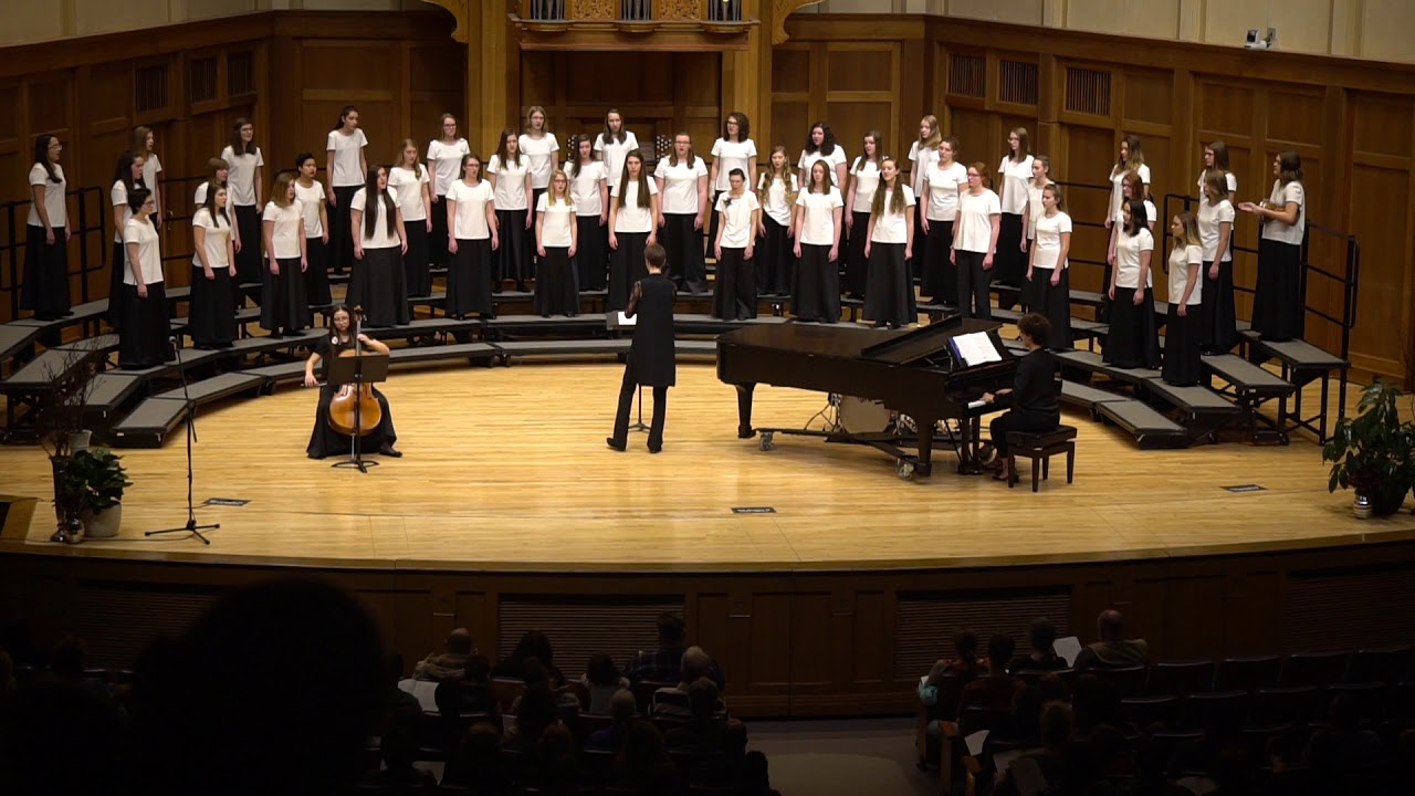 Lawrence University Cantabile Girl Choir - Iraqi Peace Song - March 2019