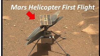 Perseverance captured video of Ingenuity Mars Helicopter rotor blades spinning test