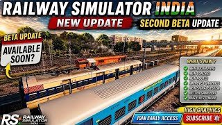 🚨 FINALLY! Railway Simulator India - New Beta Update Is Here! 😍 (Available Soon?)