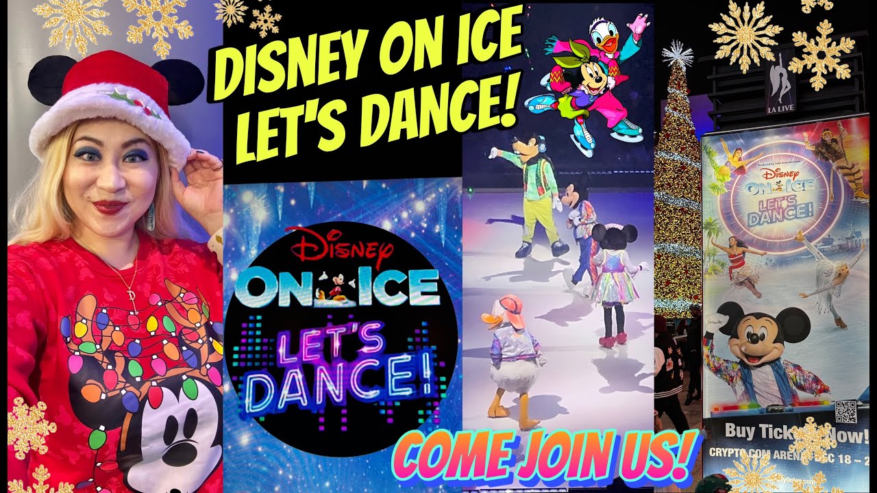 ロサンゼルスでDISNEY ON ICEーレッツ・ダンス！ーを鑑賞VLOG 🎥✨伝統的な米ディズニーのアイススケートショー⛸️⛸️❄️✨