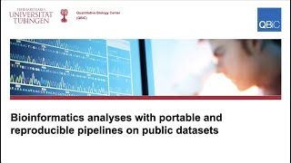 Friederike Hanssen - Bioinformatics analyses with portable and reproducible pipelines on public data