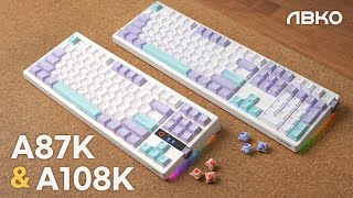 이번작 기대하셔도 좋습니다 포근하고 풍성한 키감을 원하신다면 Abko 앱코 A108K & A87K