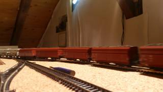 Spur TT - BR 44 (Roco) mit Güterzug