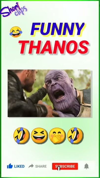 THANOS FUNNY LAUGHING..🤣🤣 || SHORT CLIPS || MUST WatCH..😂🔥