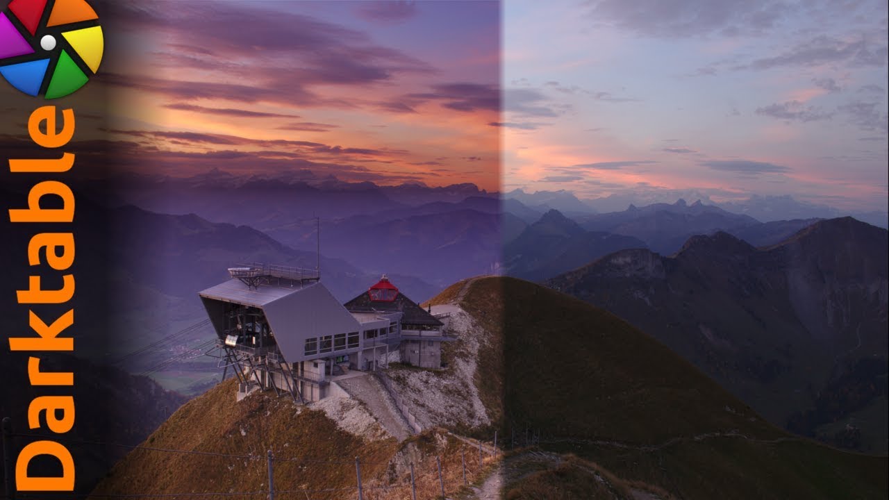 Assembler et développer un HDR avec Darktable YouTube