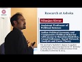 Research at ashoka prof nilanjan sircar