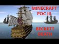 Minecraft Pirates of Caribbean - Beckett Death Recreation (Better Version)