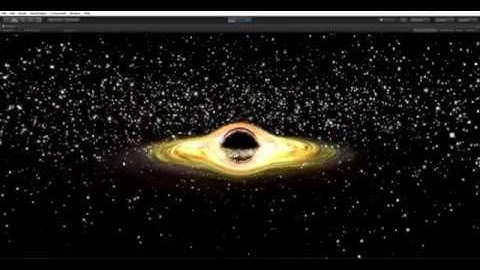 Unity Black Hole (Gargantua from interstellar)