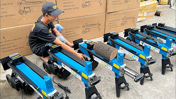 Máy chẻ củi thủy lực mẫu mới đã về 15/04/2023| ☎️0382003453 - 0913601815