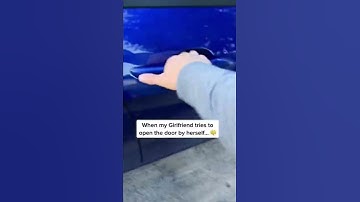 When My Girlfriend Tries To Open The Door Herself… 😤 #shorts