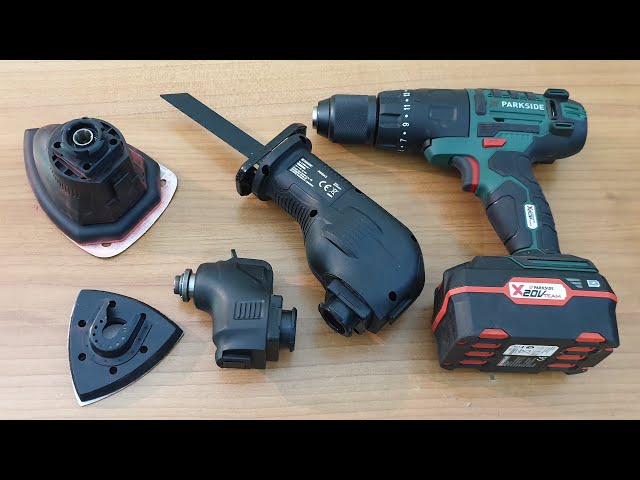 Parkside 4 in 1 Cordless Combination Tool PKGA 20-Li C2 TESTING - YouTube