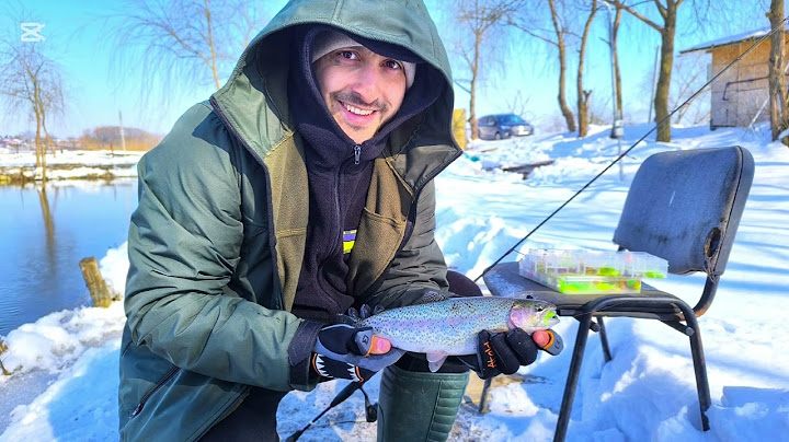 Pescuit la păstrăv, februarie 2025