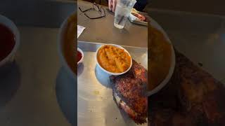 Ultimate BBQ ribs and chicken with sweet potato ? foodie streetfood bbq ribs