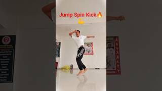 Boyka Jump Spin Kick 🔥#shortvideo #training #martialarts #tutorial #shorts #reels #vietnam #sports