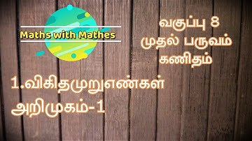 8th STD Maths Unit 1 Rational Numbers Introduction Part-1- TN Samacheer Term1 New Syllabus in Tamil