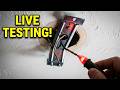 Live Electrical Testing Ceiling Fan Repair