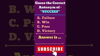 Guess The Antonym Of - Success.