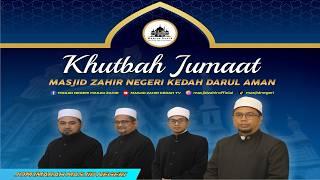 tajuk Khutbah  Solat Membentuk Nilai Manusiawi  Mimbar Masjid Negeri Masjid Zahir Alor Setar