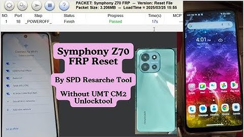 Symphony Z70 FRP Reset With Spd Tool Without Box Dongle