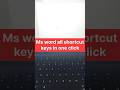 ms word all shortcut keys in one click #computer #msword #shortcutkeys #shorts #shortsfeed