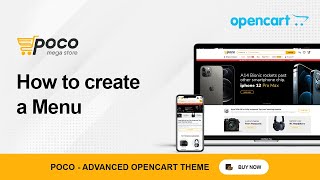 How to create a Menu - OpenCart Poco theme