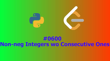 No Sound Leetcode 600: Non-negative Integers without Consecutive Ones